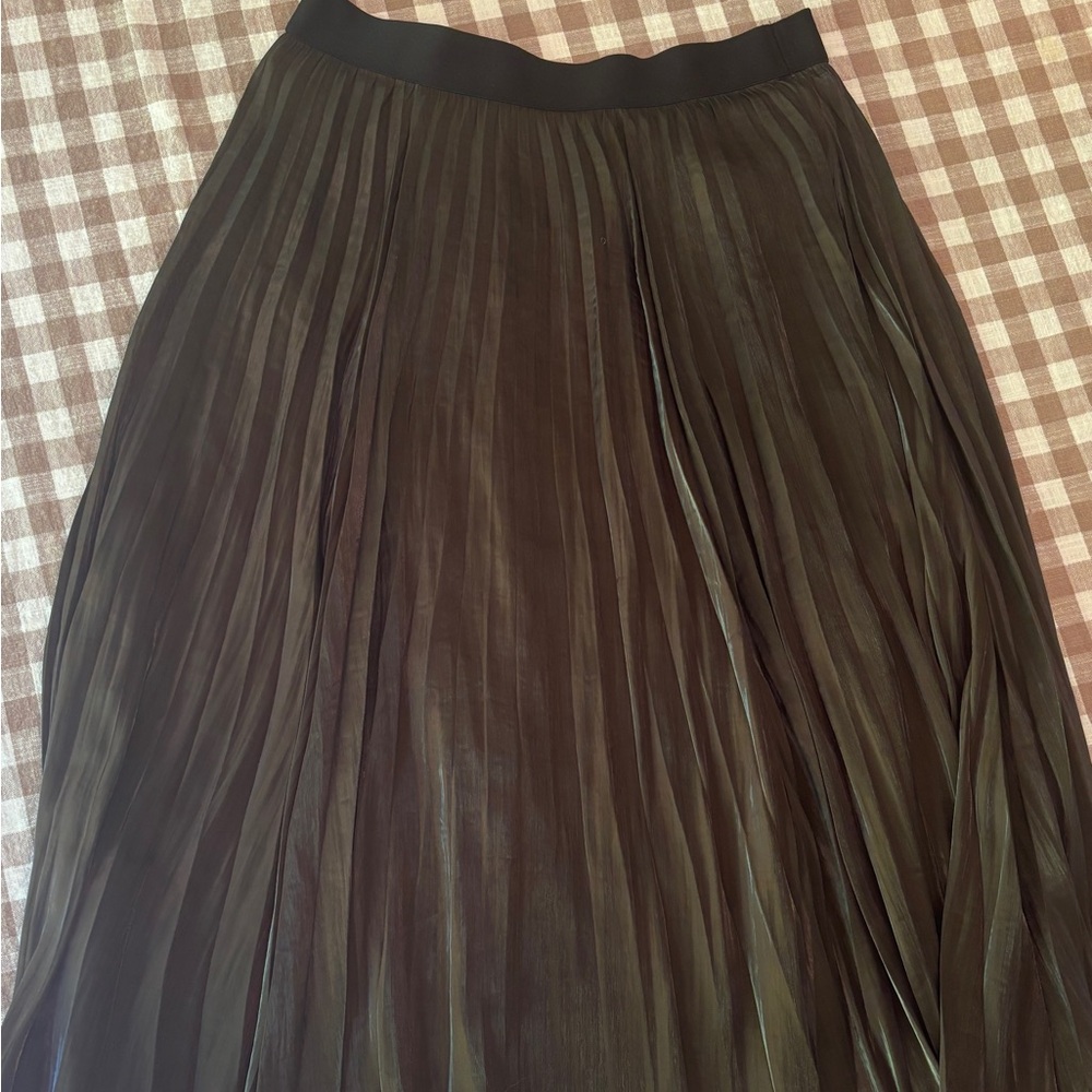Simply Vera Vera Wang Black Midi A-Line Skirt